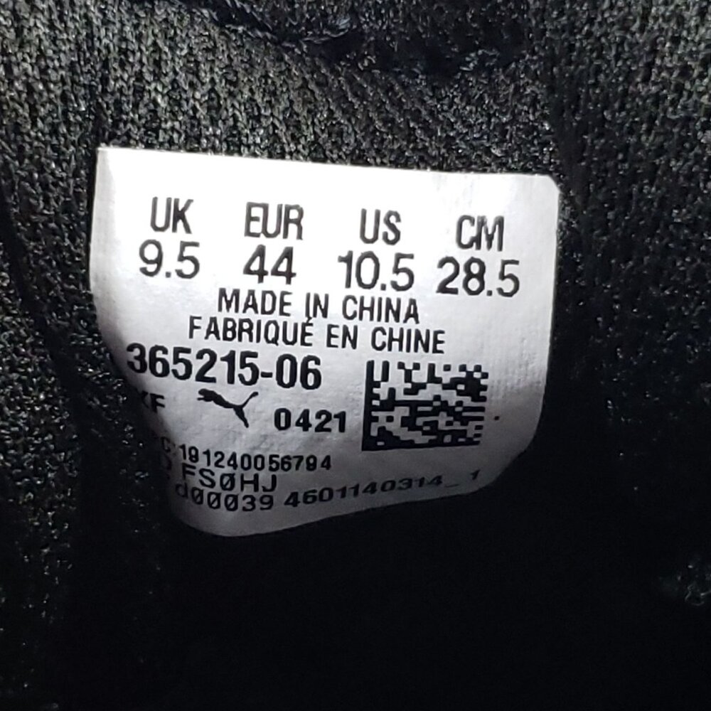 Puma Mens Size 10.5 Smash V2 Black Fashion Sneakers - Picture 9 of 9